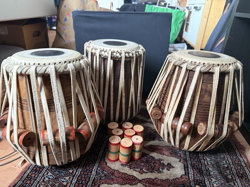 Tabla indiano 3x tamburo - indiano,