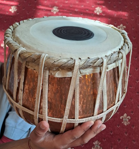 Banaras copper tabla - copper,