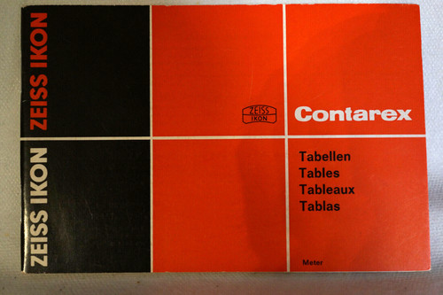 A0267 zeiss ikon contarex - -,