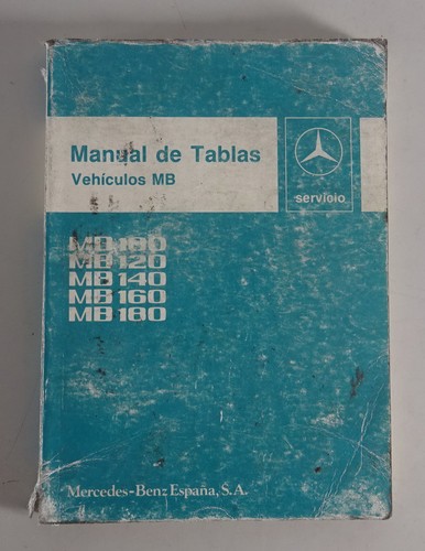 Manuale tablas mercedes - de,