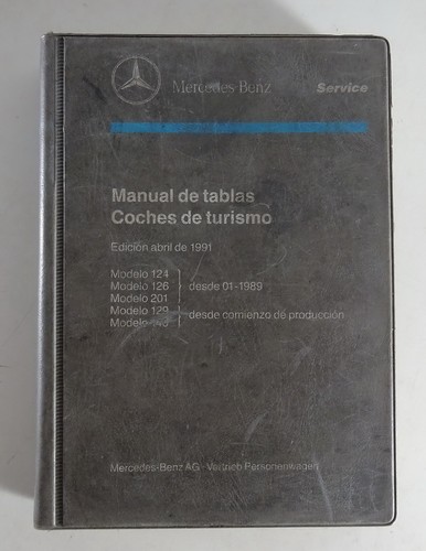 Manuale servizio mercedes - manuale, di
