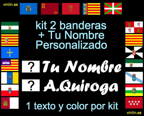 Pegatina vinilo bandera - pegatina,