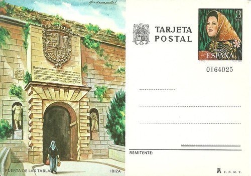 Tarjeta postal ibiza - tarjeta, postal,